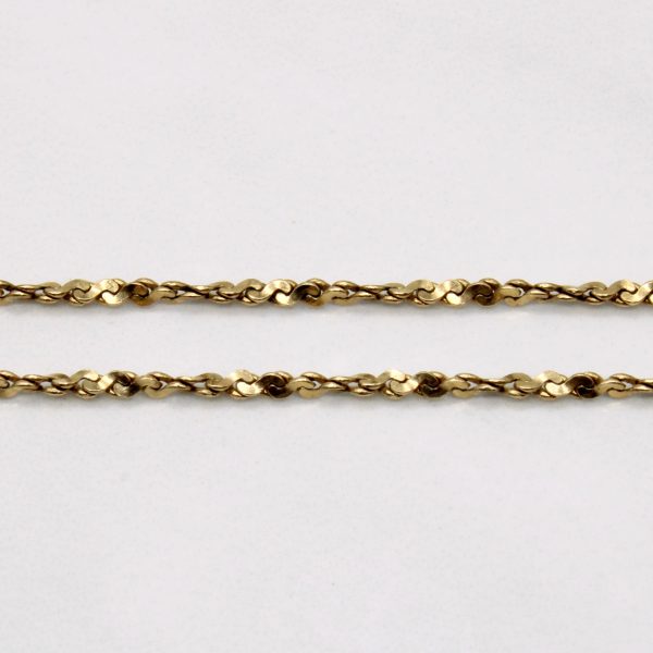 10k Yellow Gold S Link Rope Chain | 20  | Cheap