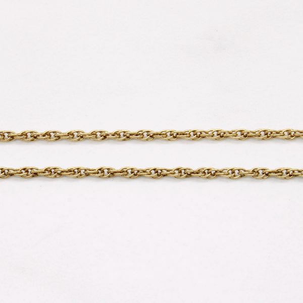 14k Yellow Gold Rope Chain | 17  | Hot on Sale