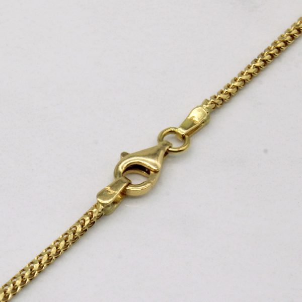 18k Yellow Gold Birdcage Link Chain | 22  | For Discount