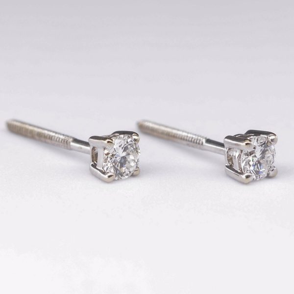 14k Diamond Stud Earrings | 0.24ctw | SI1 2, H I | Online