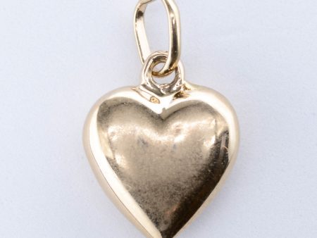 10k Yellow Gold Heart Charm | Supply