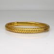 21k Yellow Gold Hinged Bangle | 5.5  | For Cheap