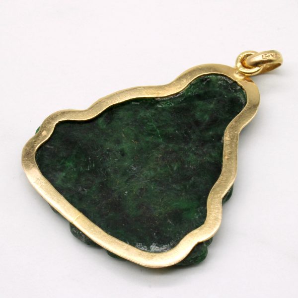 Carved Maw Sit Sit Jade Buddha Pendant | 60.00ct | Online Hot Sale