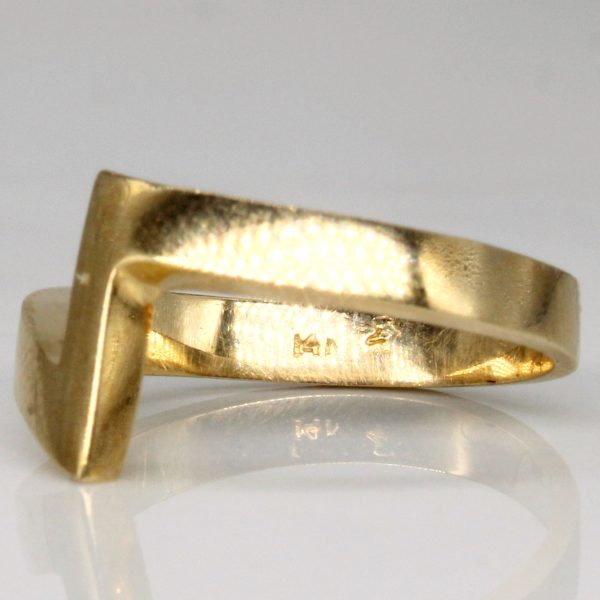 14k Yellow Gold Ring | SZ 5.5 | Online Sale