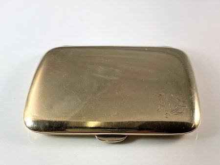 1910 Hallmarked Edwardian Cigarette Case For Discount