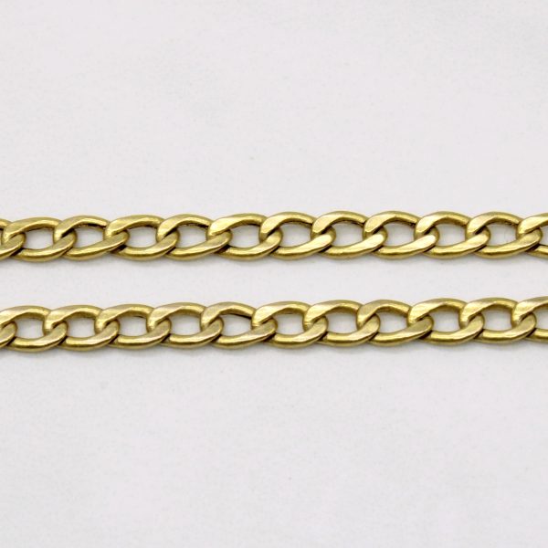 10k Yellow Gold Curb Link Chain | 22  | For Discount