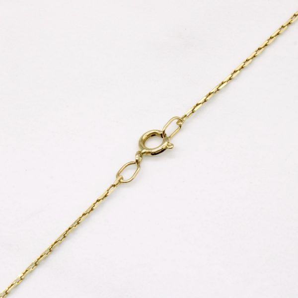 10k Yellow Gold Rectangular Link Chain | 20  | Fashion