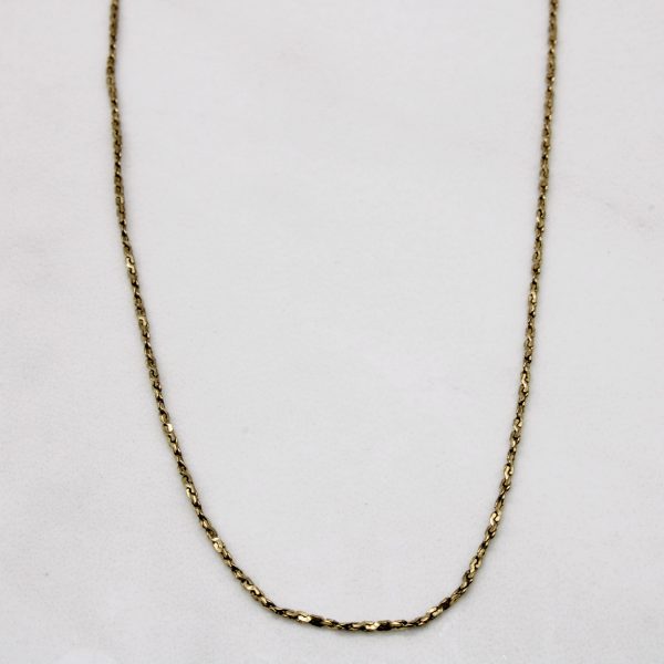 10k Yellow Gold S Link Rope Chain | 16  | Discount