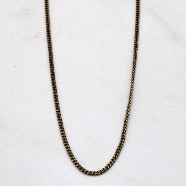 10k Yellow Gold Cuban Link Chain | 19  | Hot on Sale