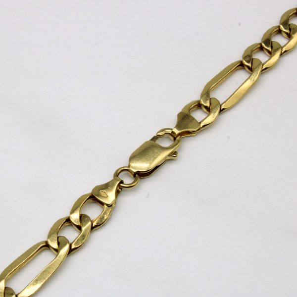 18k Yellow Gold Figaro Chain | 22  | Hot on Sale