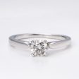 14k White Gold  Diamond Ring | 0.53 ct | Sz 6 For Cheap