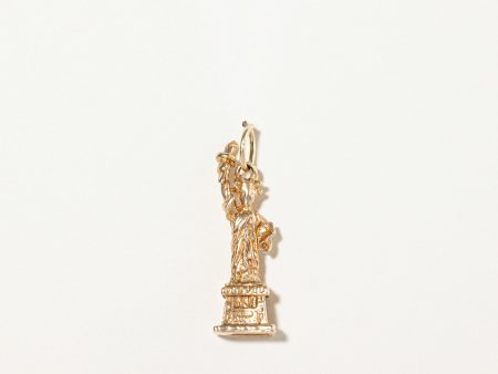 14k Yellow Gold Statue of Liberty Charm Online Sale