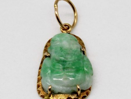 Carved Buddha Jadeite Pendant | 4.00ct | Discount