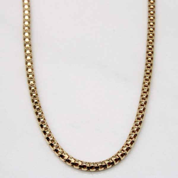 14k Yellow Gold Birdcage Link Chain | 20  | Supply