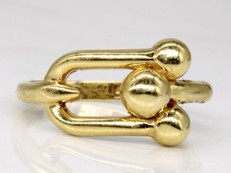 18k Yellow Gold Ring | SZ 6.25 | Supply