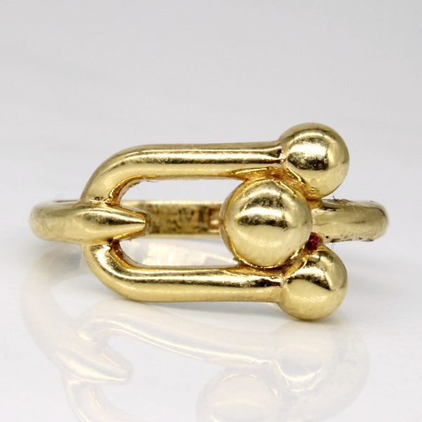 18k Yellow Gold Ring | SZ 6.25 | Supply