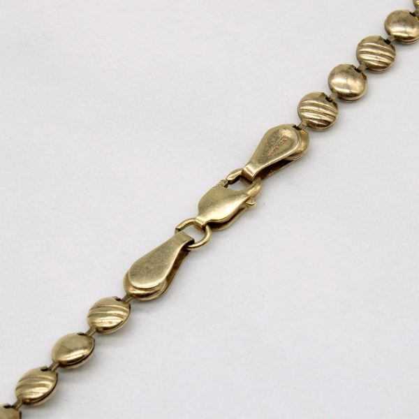 10k Yellow Gold Unique Link Necklace | 18  | Sale