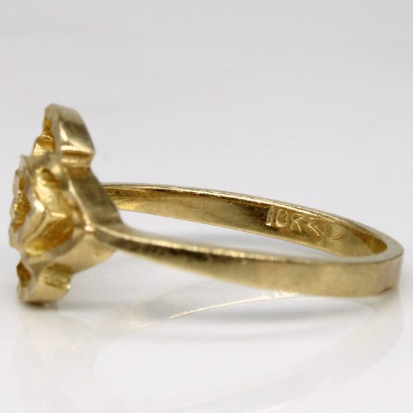 10k Yellow Gold Ring | SZ 5.75 | on Sale