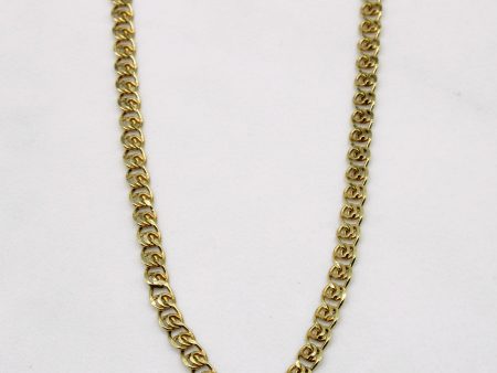 10k Yellow Gold Unique Link Chain | 20  | Online Sale