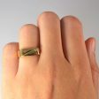 Burst Detailed Signet Ring | SZ 6.25 | Fashion