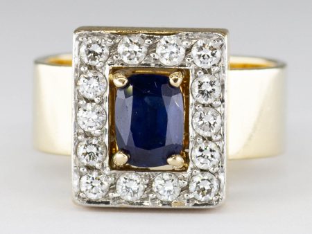 Cavelti  Sapphire and Diamond Ring | 0.20ctw | SZ 6.25 For Discount