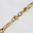 14k Yellow Gold Unique Link Chain | 24  | Fashion