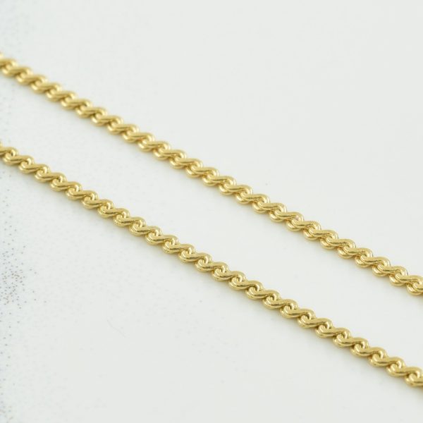 10k Yellow Gold Serpentine Chain | 18  | For Discount