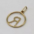 16k Yellow Gold  R  Pendant Online Hot Sale