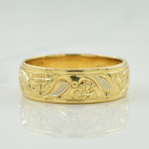 14k Yellow Gold Band | SZ 7 | For Discount