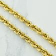 10k Yellow Gold Rope Chain | 19.5  | Online now