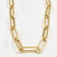 18k Yellow Gold Paperclip Chain | 17.25  | Sale