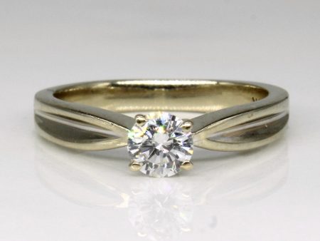 Cathedral Set Diamond Engagement Ring | 0.35ct | SZ 5.25 | Hot on Sale