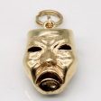 10k Yellow Gold Comedy & Tragedy Mask Charm Cheap