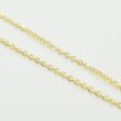 10k Yellow Gold Cable Chain | 15.5  | Fashion