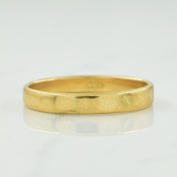 22k Yellow Gold Band | SZ 6 | Online Sale