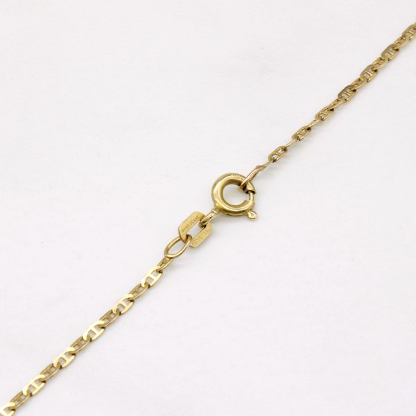 14k Yellow Gold Anchor Link Chain | 20  | Cheap