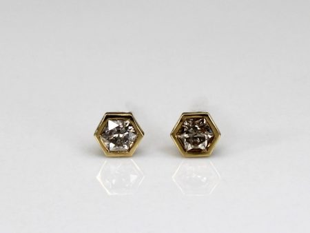 Bezel Set Diamond Stud Earrings | 0.18ctw | For Cheap