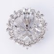 14k White Gold Diamonds Pendant | 8.88 ctw Hot on Sale