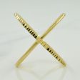 14k Yellow Gold Crisscross Ring | SZ 5.75 | Fashion