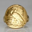 1911 Yellow Gold Eagle Coin Ring | SZ 7.25 | Hot on Sale