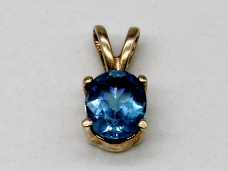 Blue Topaz Pendant | 0.80ct | For Sale