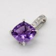 Amethyst & Diamond Pendant | 1.70ct, 0.02ctw | Hot on Sale