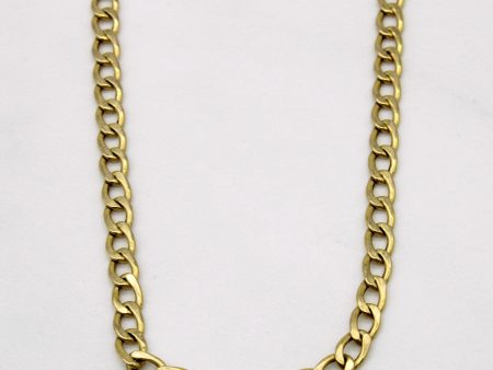 10k Yellow Gold Curb Link Chain | 22  | For Discount