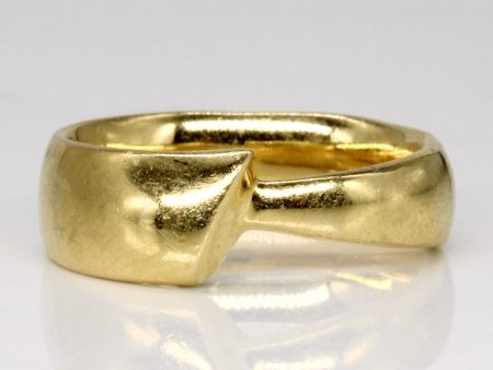 18k Yellow Gold Ring | SZ 7.75 | Discount