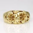 14k Yellow Gold Flower Ring | SZ 7.5 | For Discount