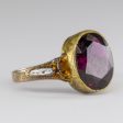 Birmingham 1917 Hallmarked Garnet 12k Ring | 2.41 ctw | SZ 6.5 | For Sale