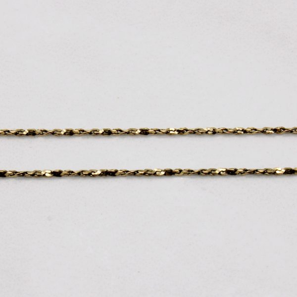 10k Yellow Gold S Link Rope Chain | 16  | Discount