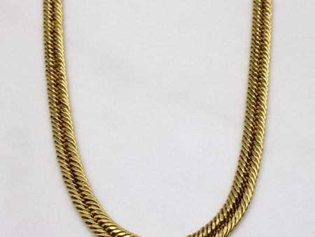 18k Yellow Gold Cuban Link Chain | 18  | Fashion