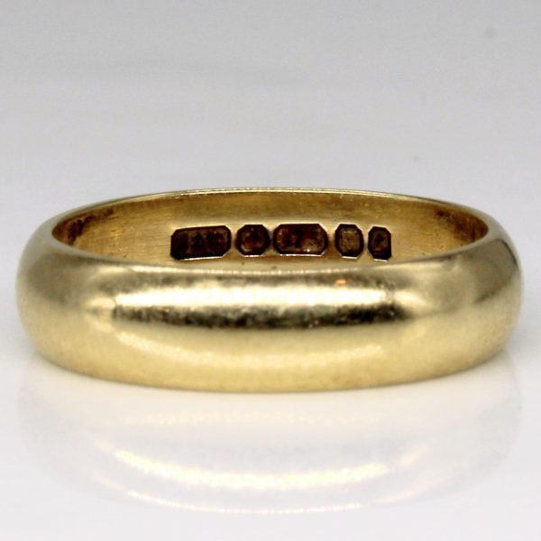 1977 9k Yellow Gold Band | SZ 5.5 | For Discount