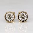 14k Single Stone Diamond Stud Earrings | 0.01ctw | Fashion